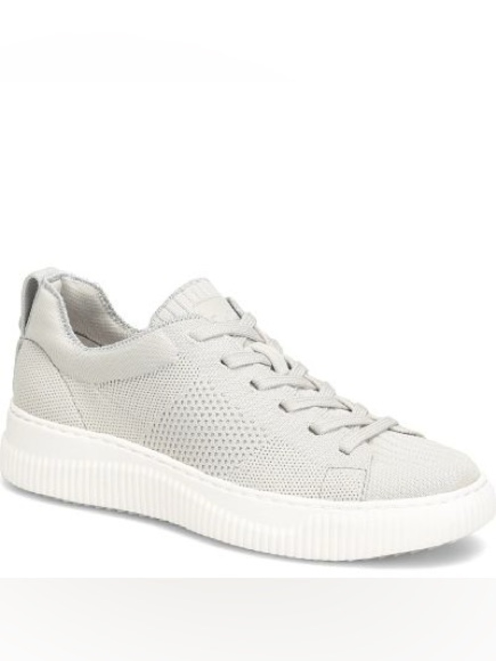 Sofft Faro Knit Lace-Up Sneakers - Light Gray